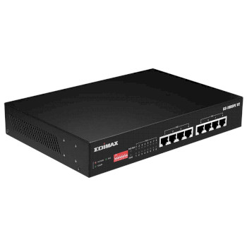 GS-1008PL V2 Lange afstand 8-poorts gigabit ethernet poe+-switch met dip-switch Product foto